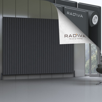 Radiva - Oti Radiateur En Aluminium 1900x2586 Anthracite Foncé