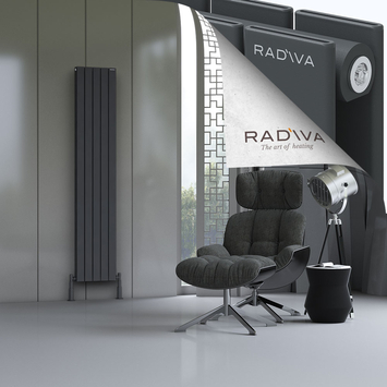 Radiva - Oti Radiateur En Aluminium 1900x366 Anthracite Foncé