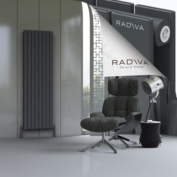 Radiva - Oti Radiateur En Aluminium 1900x588 Anthracite Foncé