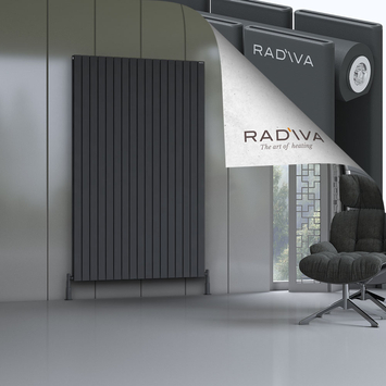 Radiva - Oti Radiateur En Aluminium 2000x1254 Anthracite Foncé