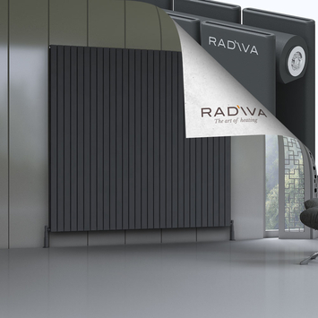 Radiva - Oti Radiateur En Aluminium 2000x2142 Anthracite Foncé