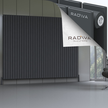Radiva - Oti Radiateur En Aluminium 2000x2586 Anthracite Foncé