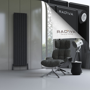 Radiva - Oti Radiateur En Aluminium 2000x514 Noir