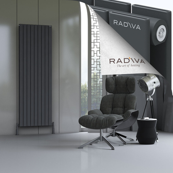 Radiva - Oti Radiateur En Aluminium 2000x662 Anthracite Foncé