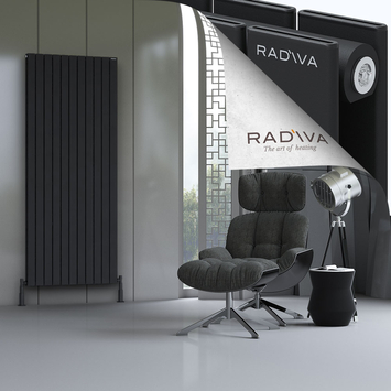 Radiva - Oti Radiateur En Aluminium 2000x810 Noir
