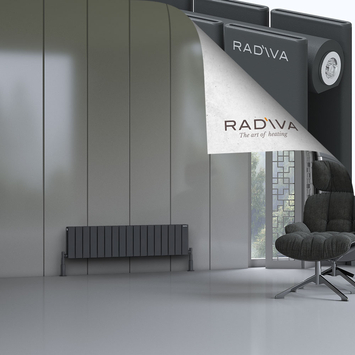 Radiva - Oti Radiateur En Aluminium 300x1254 Anthracite Foncé
