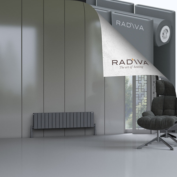 Radiva - Oti Radiateur En Aluminium 300x1254 Anthracite