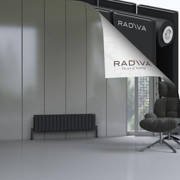 Radiva - Oti Radiateur En Aluminium 300x1254 Noir