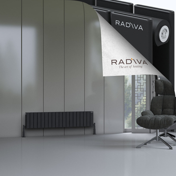 Radiva - Oti Radiateur En Aluminium 300x1402 Noir