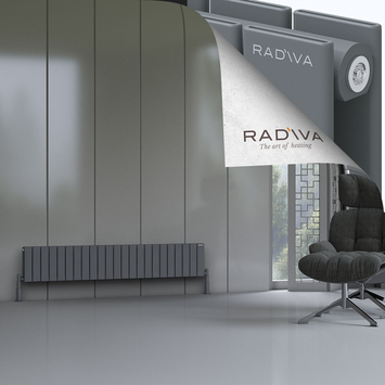 Radiva - Oti Radiateur En Aluminium 300x1698 Anthracite