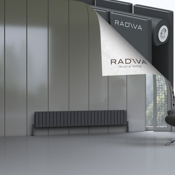 Radiva - Oti Radiateur En Aluminium 300x1994 Anthracite Foncé