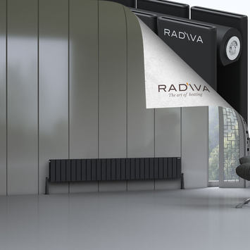 Radiva - Oti Radiateur En Aluminium 300x1994 Noir