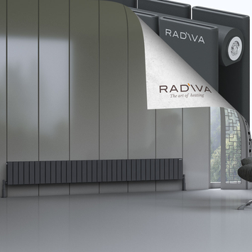 Radiva - Oti Radiateur En Aluminium 300x2586 Anthracite Foncé
