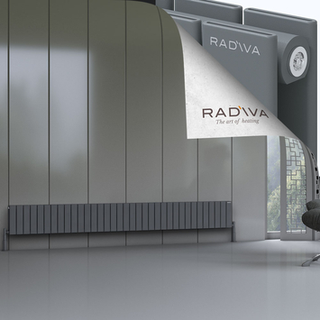 Radiva - Oti Radiateur En Aluminium 300x2586 Anthracite