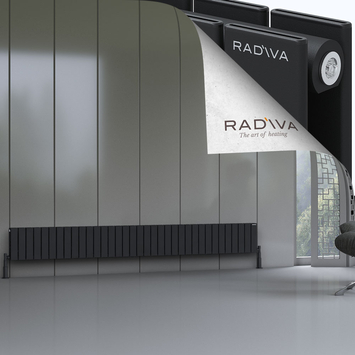 Radiva - Oti Radiateur En Aluminium 300x2586 Noir