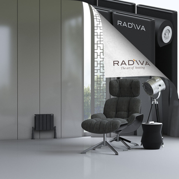 Radiva - Oti Radiateur En Aluminium 300x366 Noir
