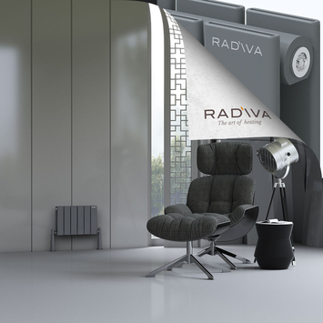 Radiva - Oti Radiateur En Aluminium 300x440 Anthracite