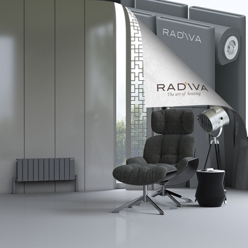 Radiva - Oti Radiateur En Aluminium 300x810 Anthracite