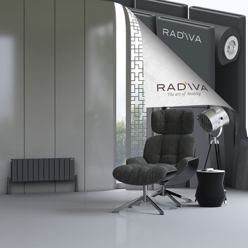 Radiva - Oti Radiateur En Aluminium 300x884 Anthracite Foncé