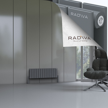 Radiva - Oti Radiateur En Aluminium 300x958 Anthracite