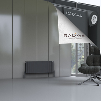 Radiva - Oti Radiateur En Aluminium 400x1032 Anthracite Foncé