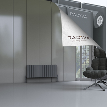 Radiva - Oti Radiateur En Aluminium 400x1032 Anthracite