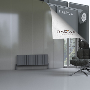 Radiva - Oti Radiateur En Aluminium 400x1254 Anthracite