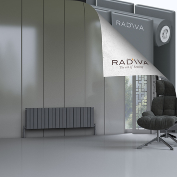 Radiva - Oti Radiateur En Aluminium 400x1402 Anthracite