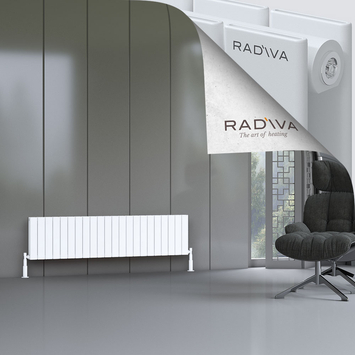 Radiva - Oti Radiateur En Aluminium 400x1624 Blanc
