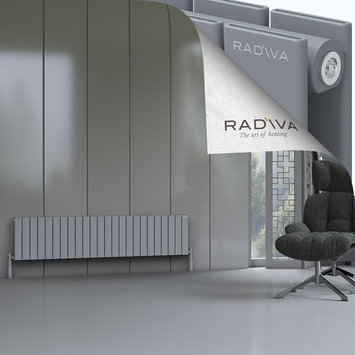 Radiva - Oti Radiateur En Aluminium 400x1772 Gris