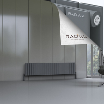 Radiva - Oti Radiateur En Aluminium 400x1846 Anthracite