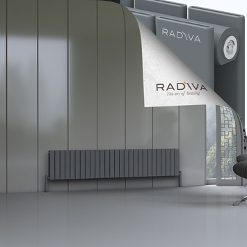 Radiva - Oti Radiateur En Aluminium 400x1994 Anthracite