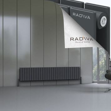 Radiva - Oti Radiateur En Aluminium 400x2068 Anthracite Foncé