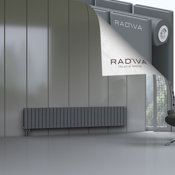 Oti Radiateur En Aluminium 400x2216 Anthracite - Thumbnail