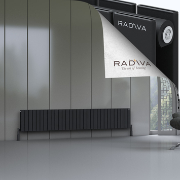 Radiva - Oti Radiateur En Aluminium 400x2290 Noir
