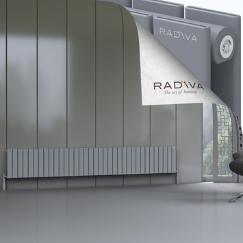 Radiva - Oti Radiateur En Aluminium 400x2586 Gris