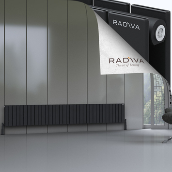 Radiva - Oti Radiateur En Aluminium 400x2586 Noir