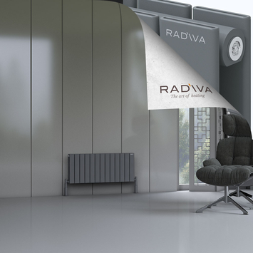 Radiva - Oti Radiateur En Aluminium 400x958 Anthracite