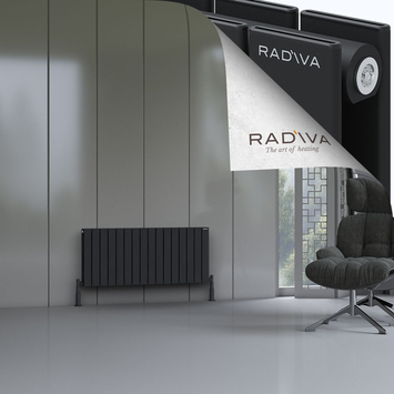 Radiva - Oti Radiateur En Aluminium 500x1180 Noir