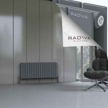 Radiva - Oti Radiateur En Aluminium 500x1254 Anthracite