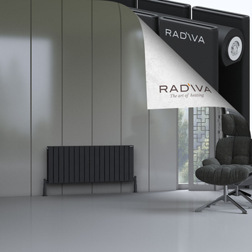 Radiva - Oti Radiateur En Aluminium 500x1254 Noir