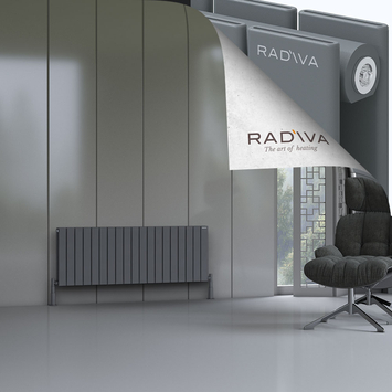 Radiva - Oti Radiateur En Aluminium 500x1402 Anthracite