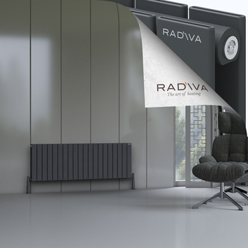 Radiva - Oti Radiateur En Aluminium 500x1476 Anthracite Foncé