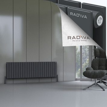 Radiva - Oti Radiateur En Aluminium 500x1698 Anthracite Foncé