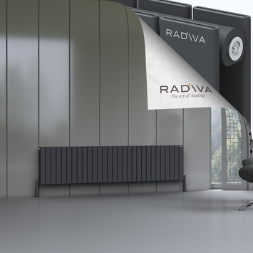 Radiva - Oti Radiateur En Aluminium 500x2142 Anthracite Foncé