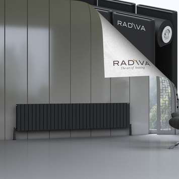 Radiva - Oti Radiateur En Aluminium 500x2364 Noir