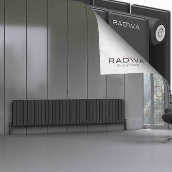 Radiva - Oti Radiateur En Aluminium 500x2438 Anthracite Foncé