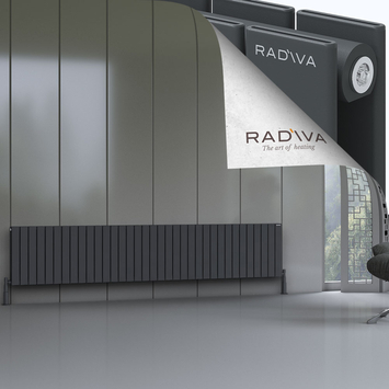 Radiva - Oti Radiateur En Aluminium 500x2586 Anthracite Foncé