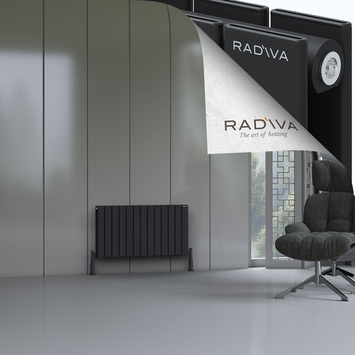 Radiva - Oti Radiateur En Aluminium 500x958 Noir
