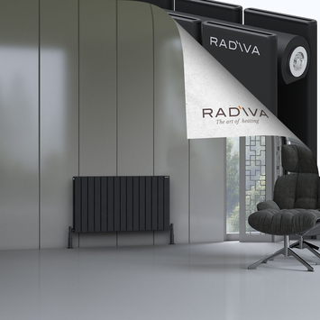 Radiva - Oti Radiateur En Aluminium 600x1106 Noir